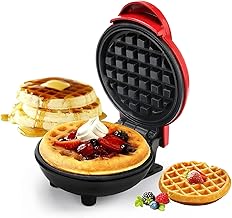 Mini Waffle Maker Machine | 350W Electric Waffle Iron for Home
