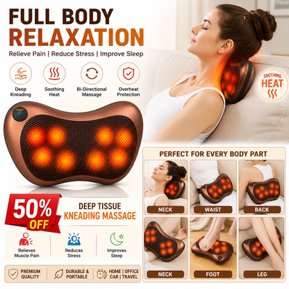 Electric Neck Massager Pillow with Heat