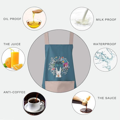 Waterproof Kitchen Apron for Women