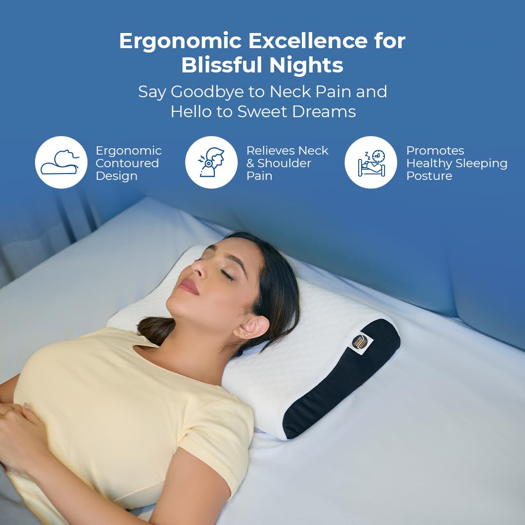 Memory Foam Cervical Neck Pillow