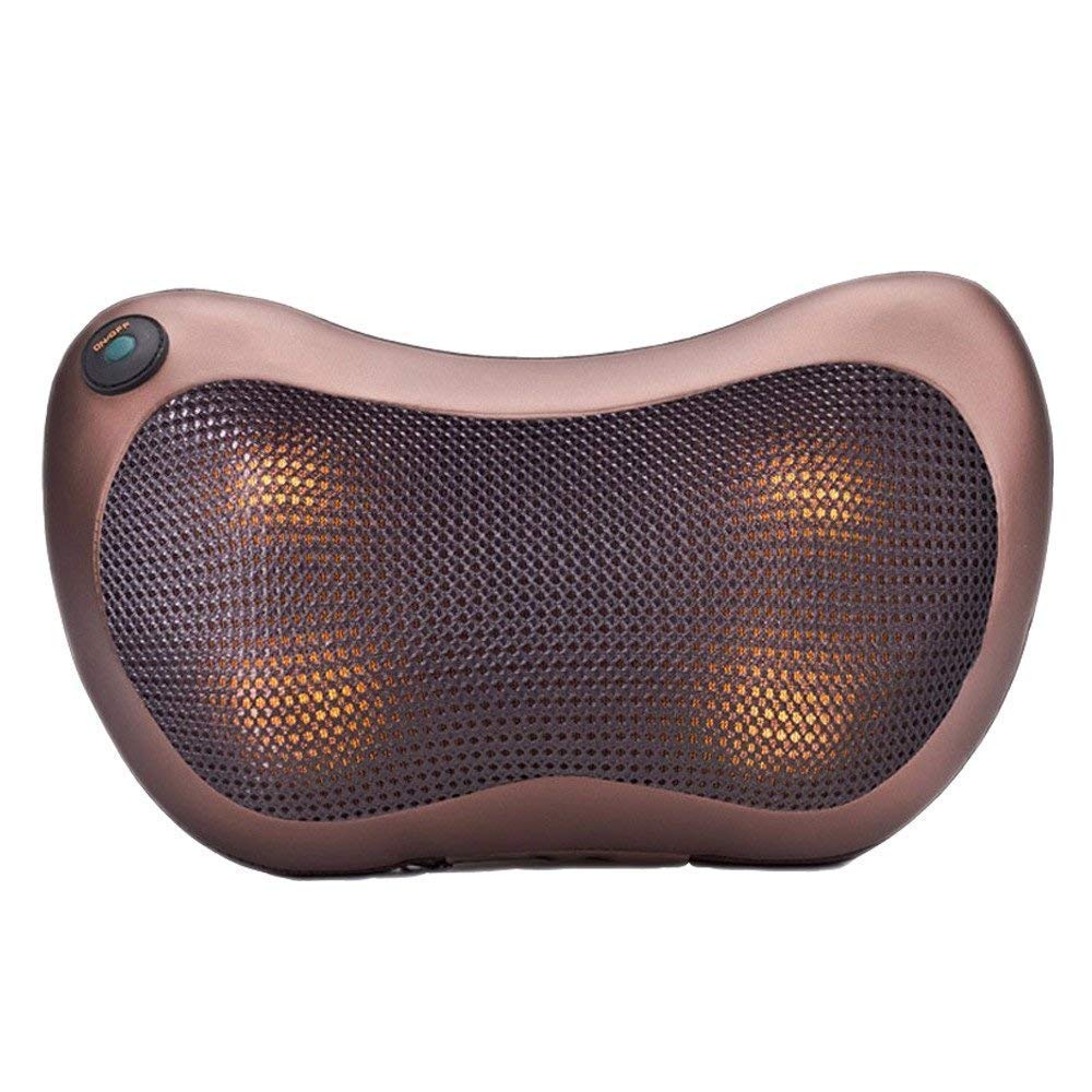 Massager with Heat, Shiatsu Back and Neck Massager with Deep Tissue Kneading Electric Neck Massage Pillow