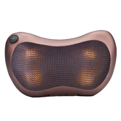 Massager with Heat, Shiatsu Back and Neck Massager with Deep Tissue Kneading Electric Neck Massage Pillow
