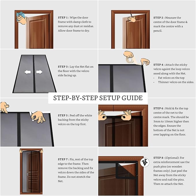 Fiberglass Magnetic Mosquito Net/Screen Door