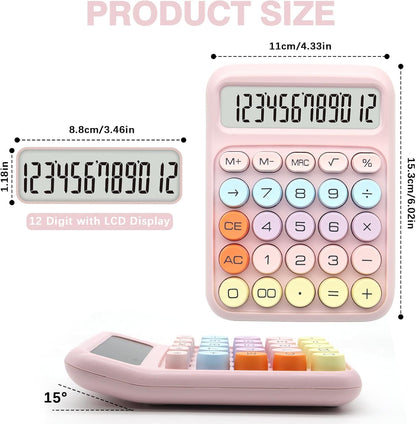 Cute Big Button Calculator for Office, School, and Home
