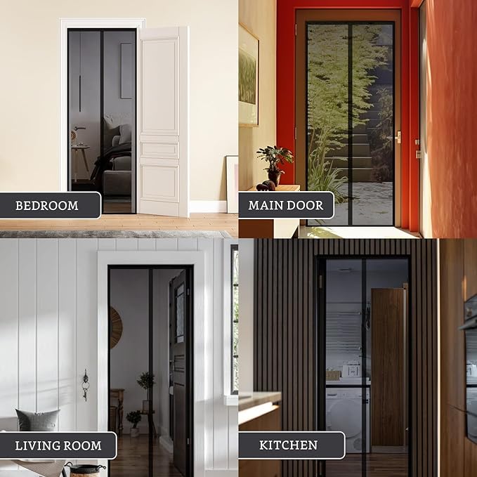 Fiberglass Magnetic Mosquito Net/Screen Door