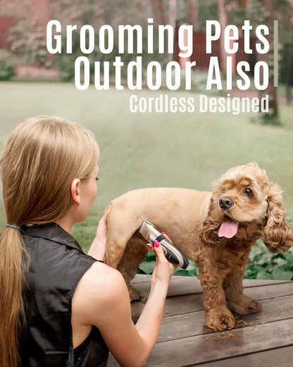 Cat Trimmer, Dog Trimer for Labrador, Shih Tzu, German Shepherd, and Golden Retriever, Pet Grooming Kit